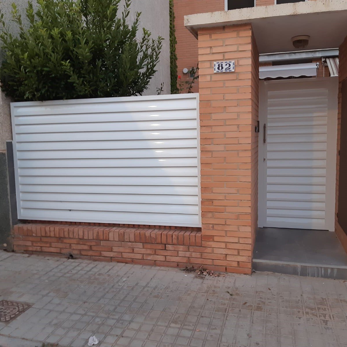 Valla de aluminio para exterior